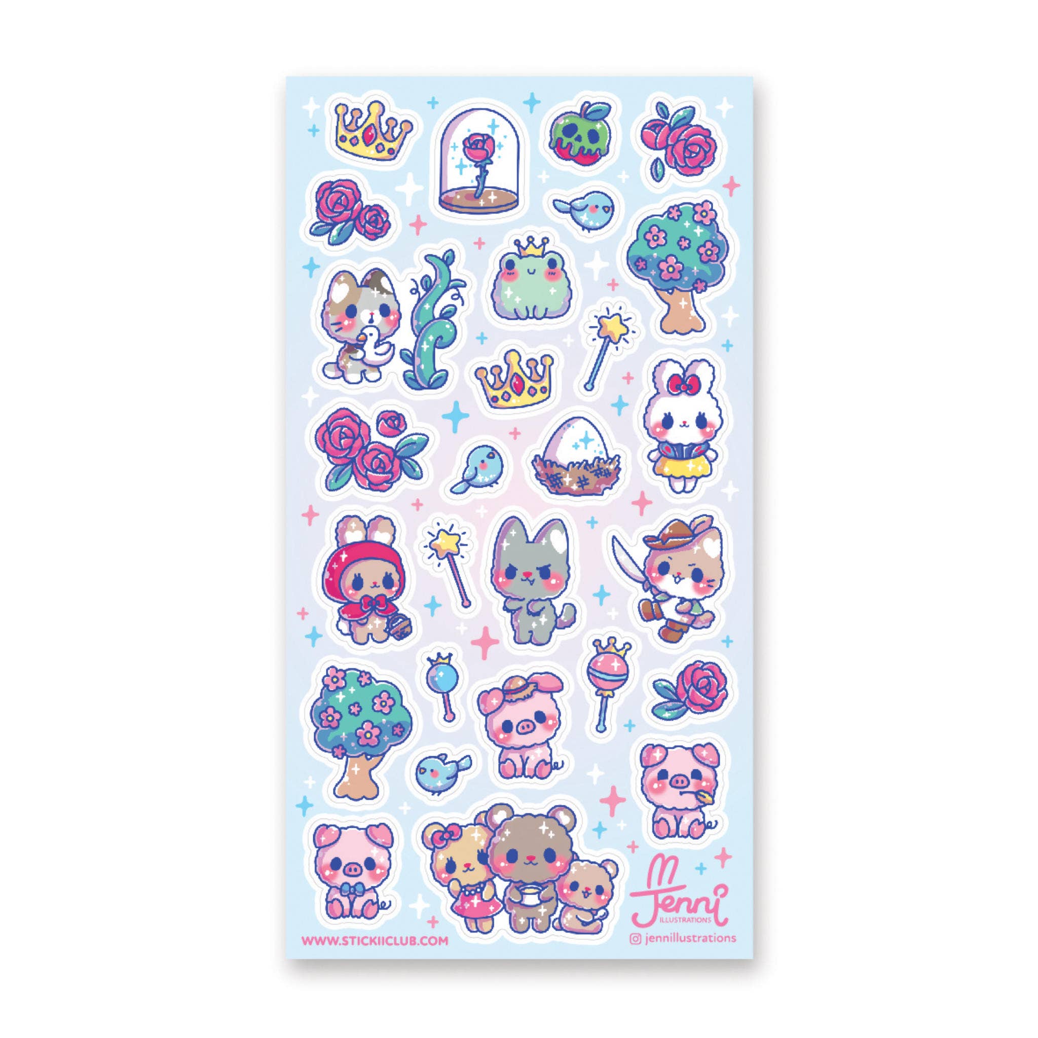 Furry Fairy Tales Sticker Sheet