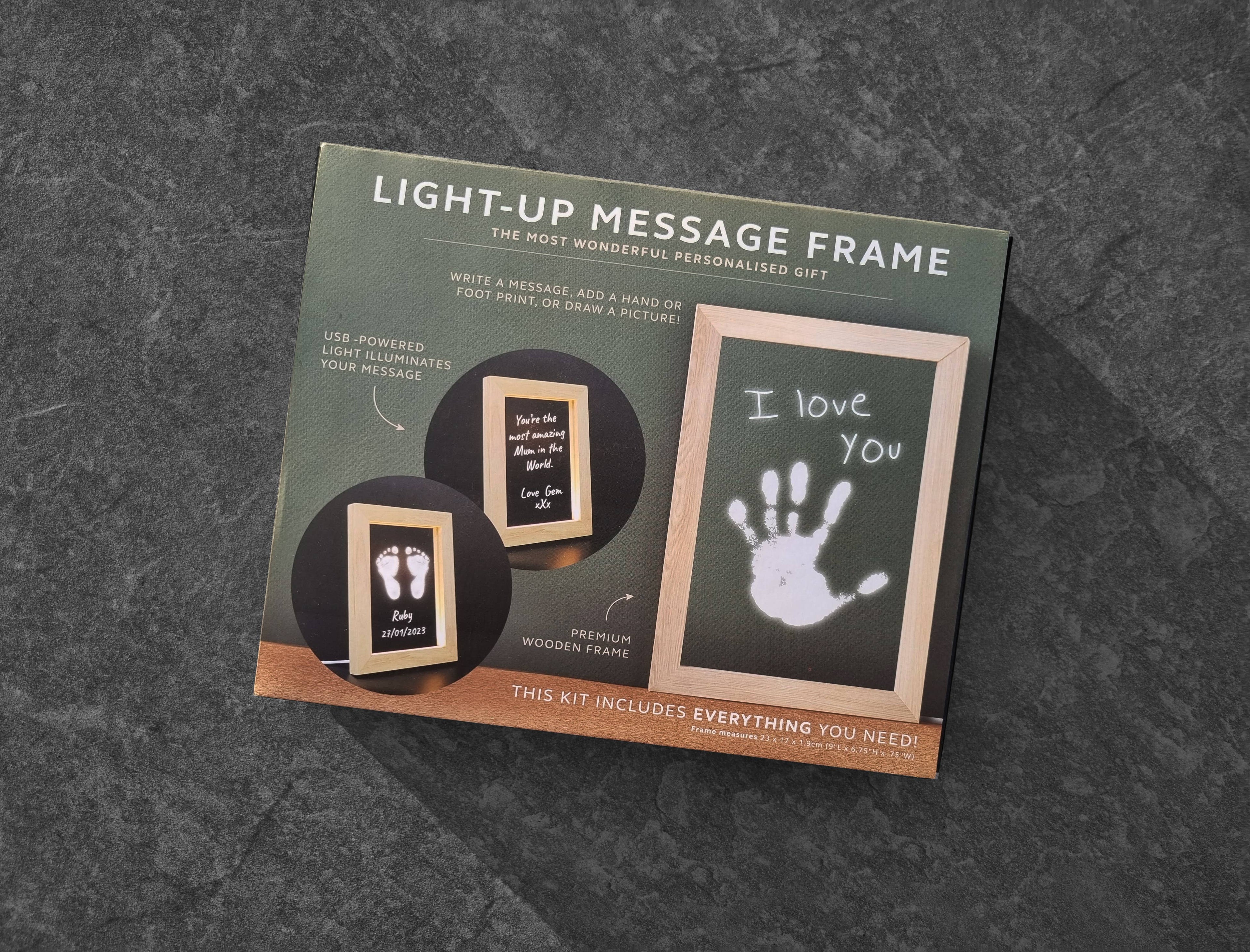 Light Up Message Frame | Personalized Light Box Gift