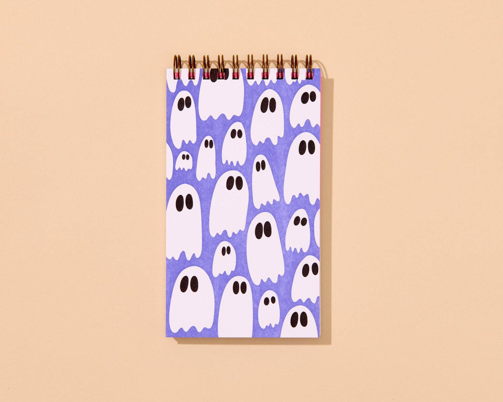 Ghost Letterpress Pocket-size Spiral Notebook