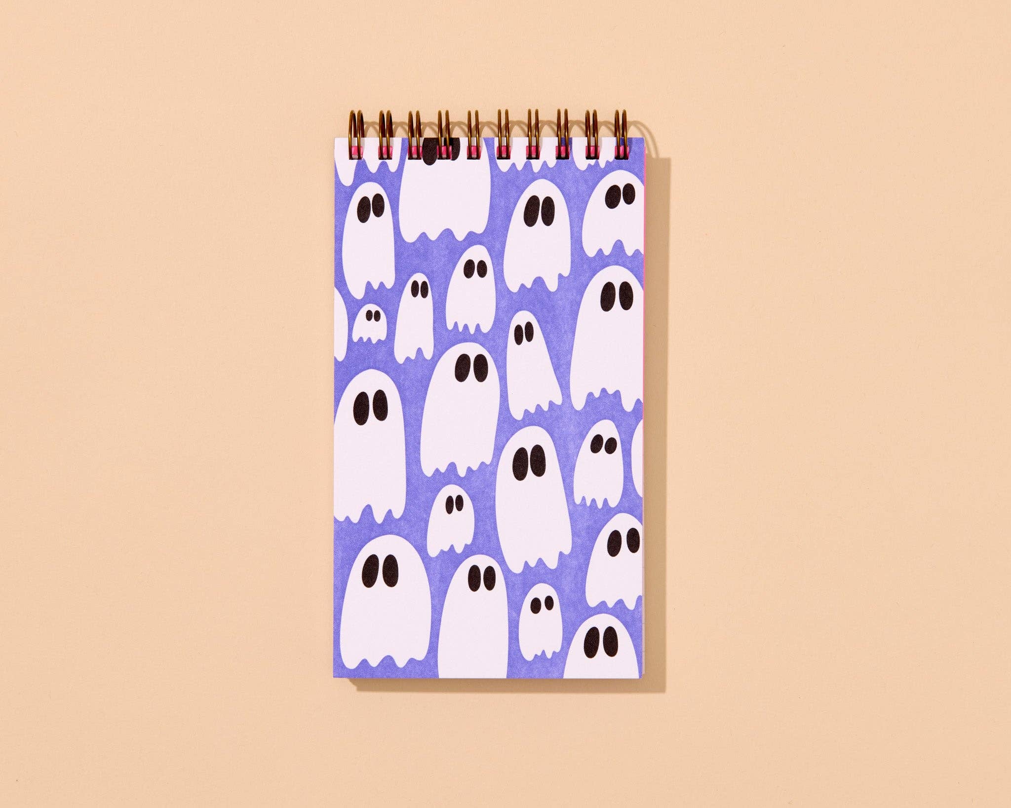 Ghost Letterpress Pocket-size Spiral Notebook