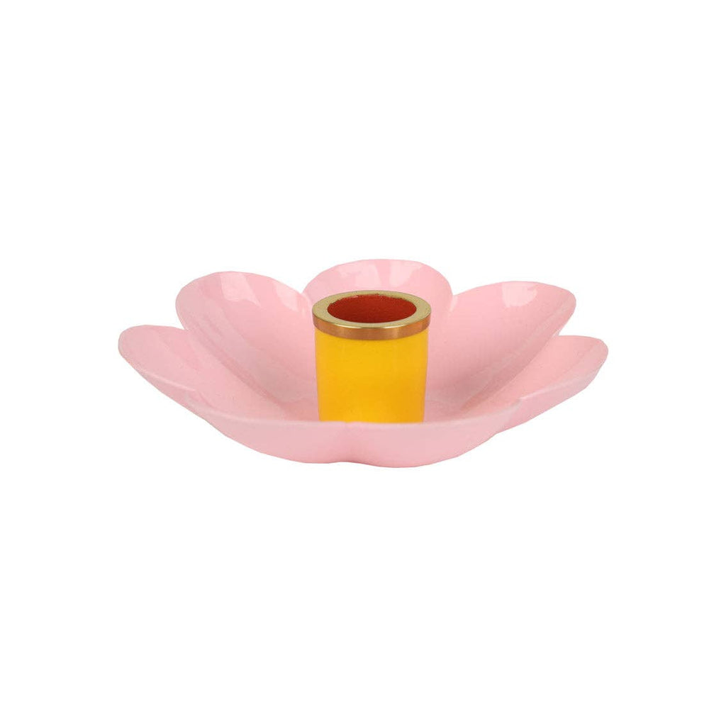 Colored Enamel Flower Shaped Candle Holders | Mothers Day Gifts |