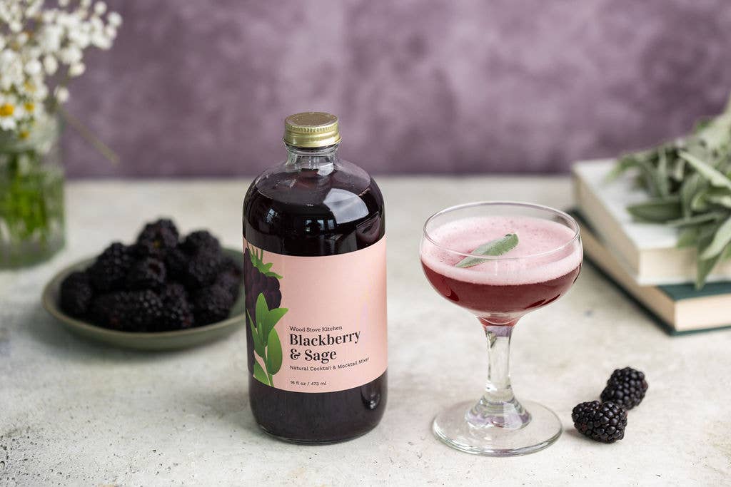 Blackberry & Sage Cocktail/Mocktail Mixer