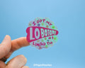 Large Holographic Lobotomy Sticker