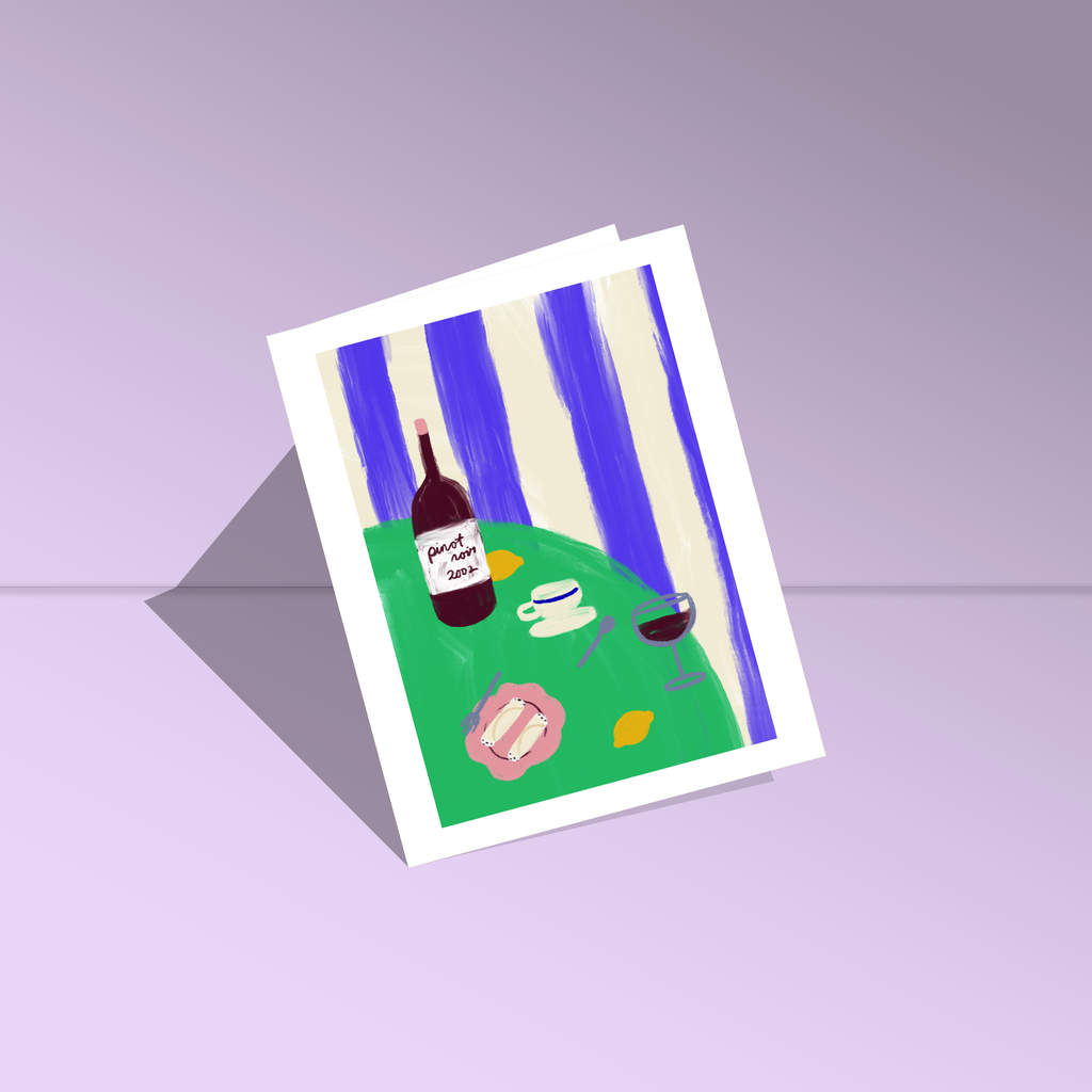 Pinot Noir Greeting Card