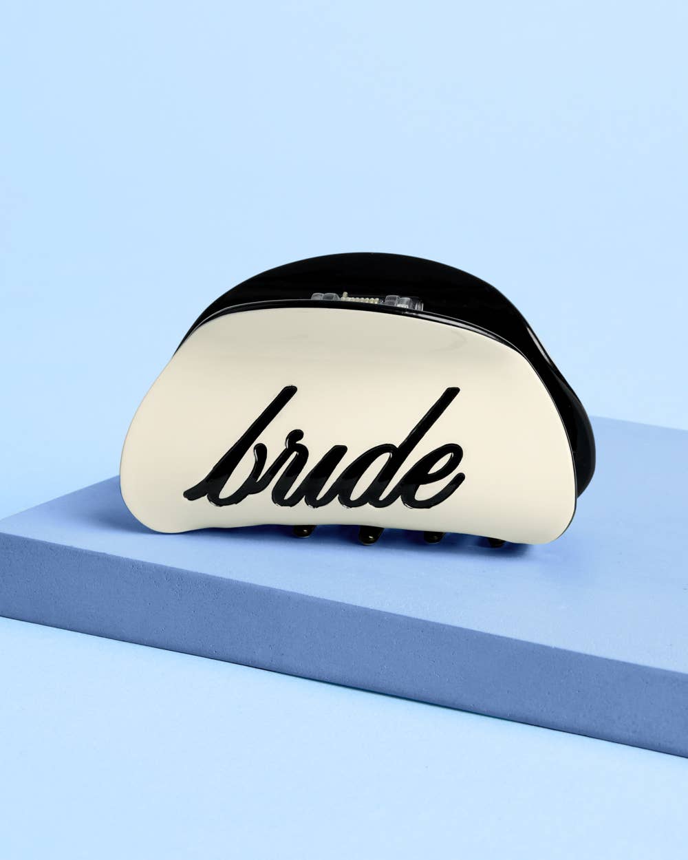 Bride Claw Clip | bridal hair accessories ivory black