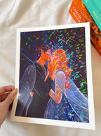 Feyre & Rhysand Holographic print
