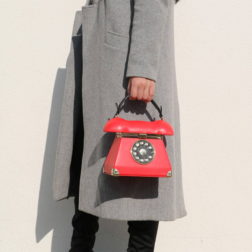 Telephone Designed Tote / Crossbody Bag