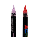 Acrylic Brush Markers - 24ct with Organizer Case