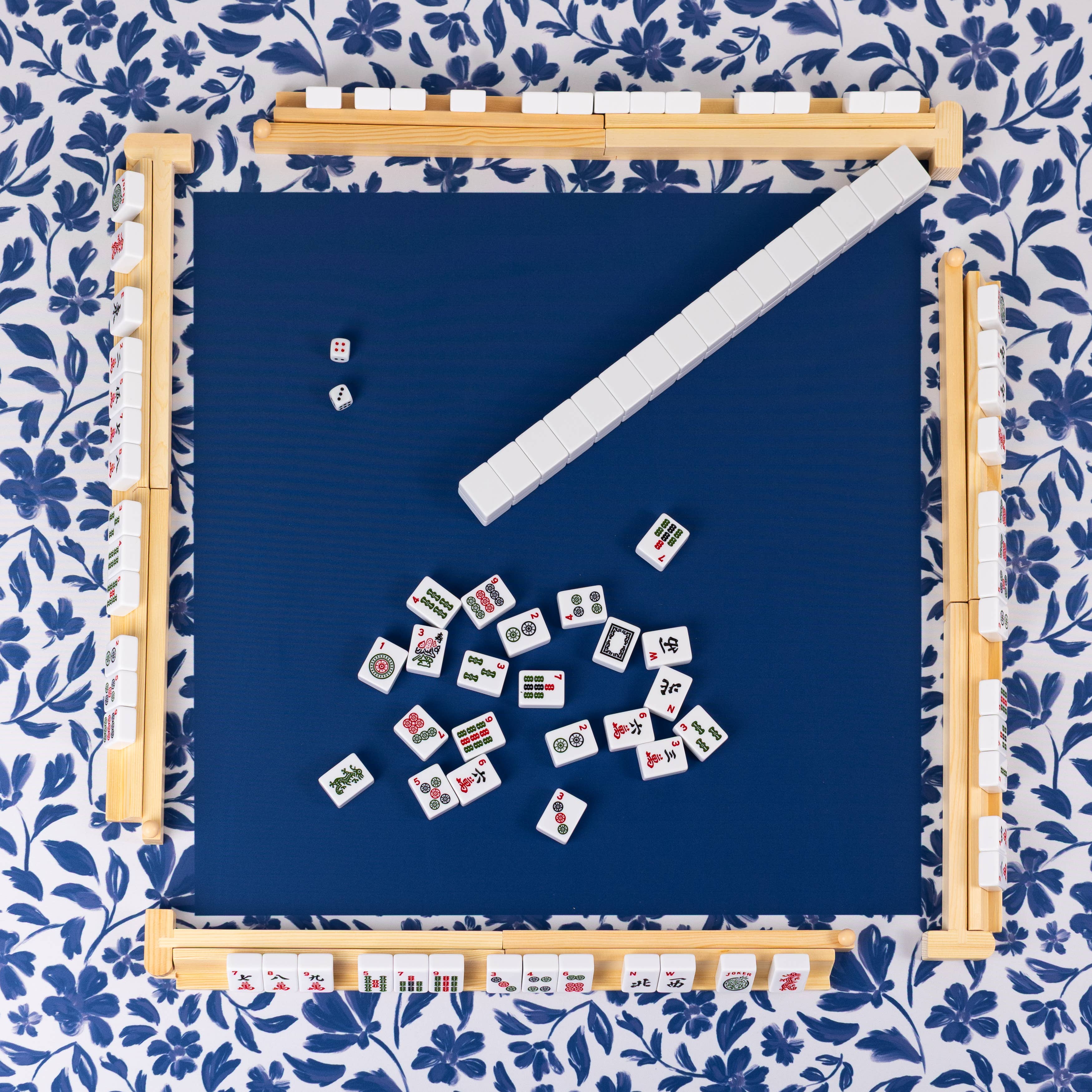 Floral Mahjong Mats PREORDER SHIPS LATE JULY
