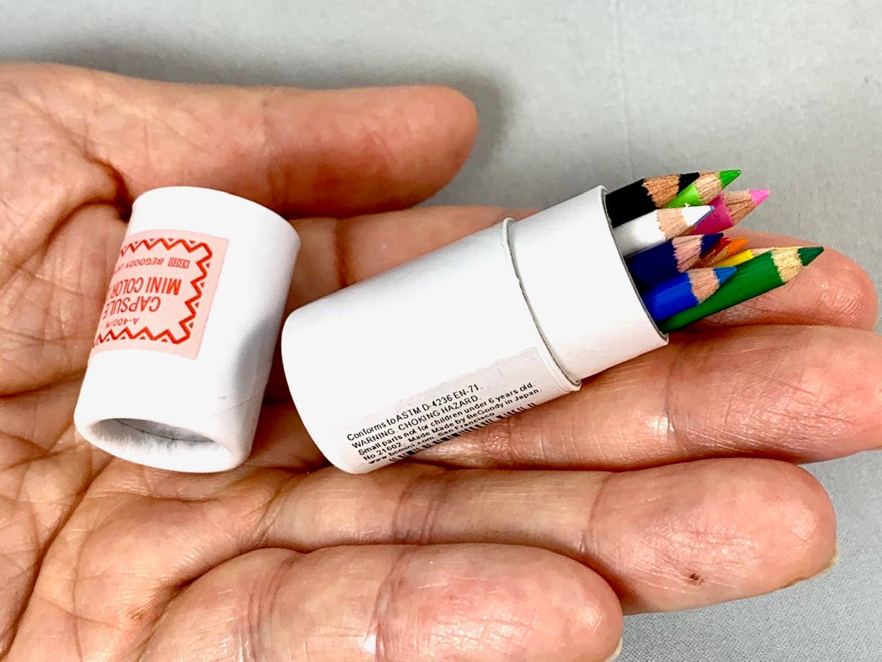 Mini Pencils in Mini Paper Tube