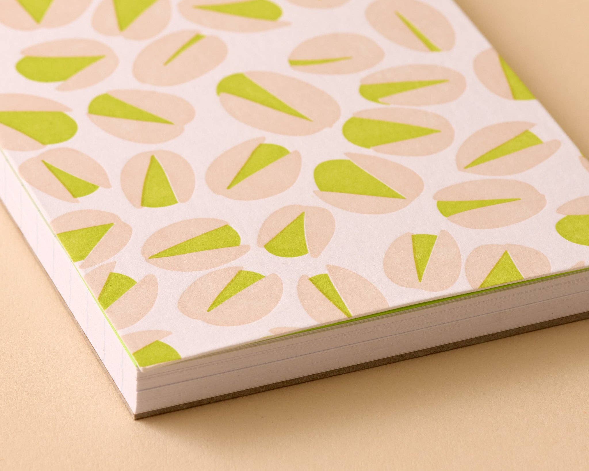 Pistachio Letterpress Pocket-size Spiral Notebook