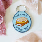 Read More Embroidered Keychain