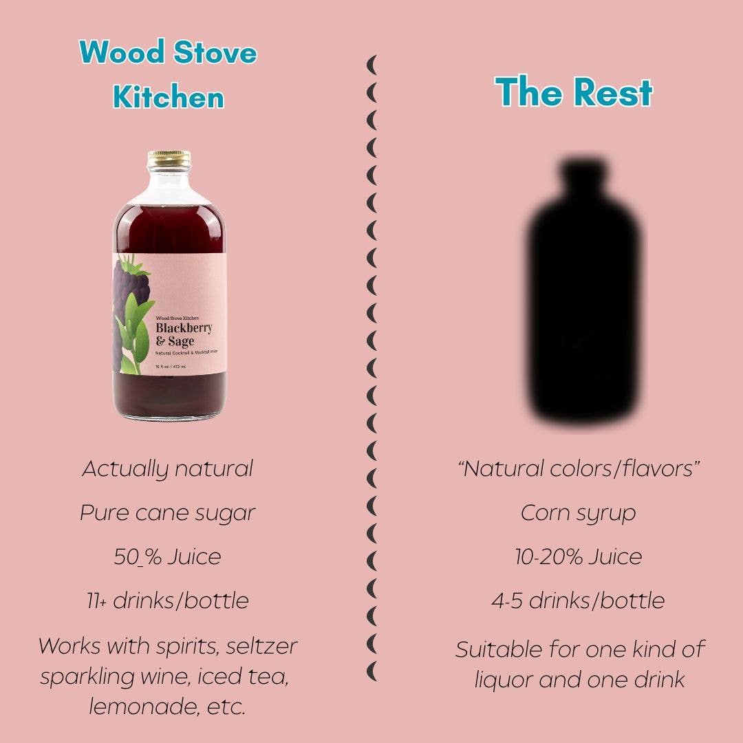 Blackberry & Sage Cocktail/Mocktail Mixer
