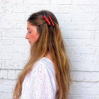 Bacon Alligator Hair Clip Set
