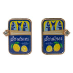 Sardine Can Stud Earrings