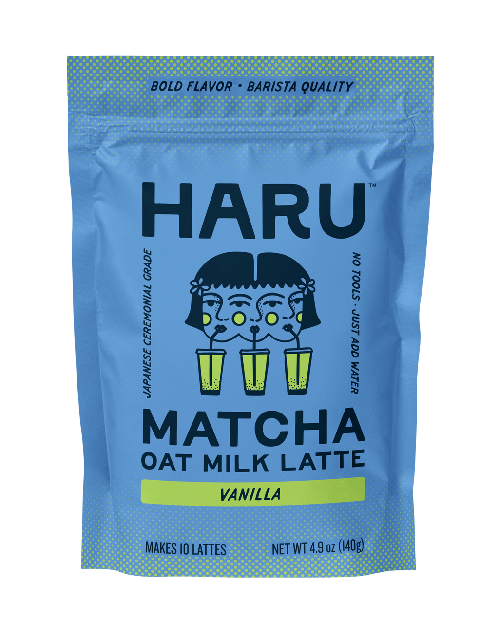 Haru Vanilla Matcha Oat Milk Latte Mix