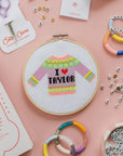 I Love Taylor Cross Stitch Kit