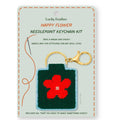 Needlepoint Keychain Kit - Flower