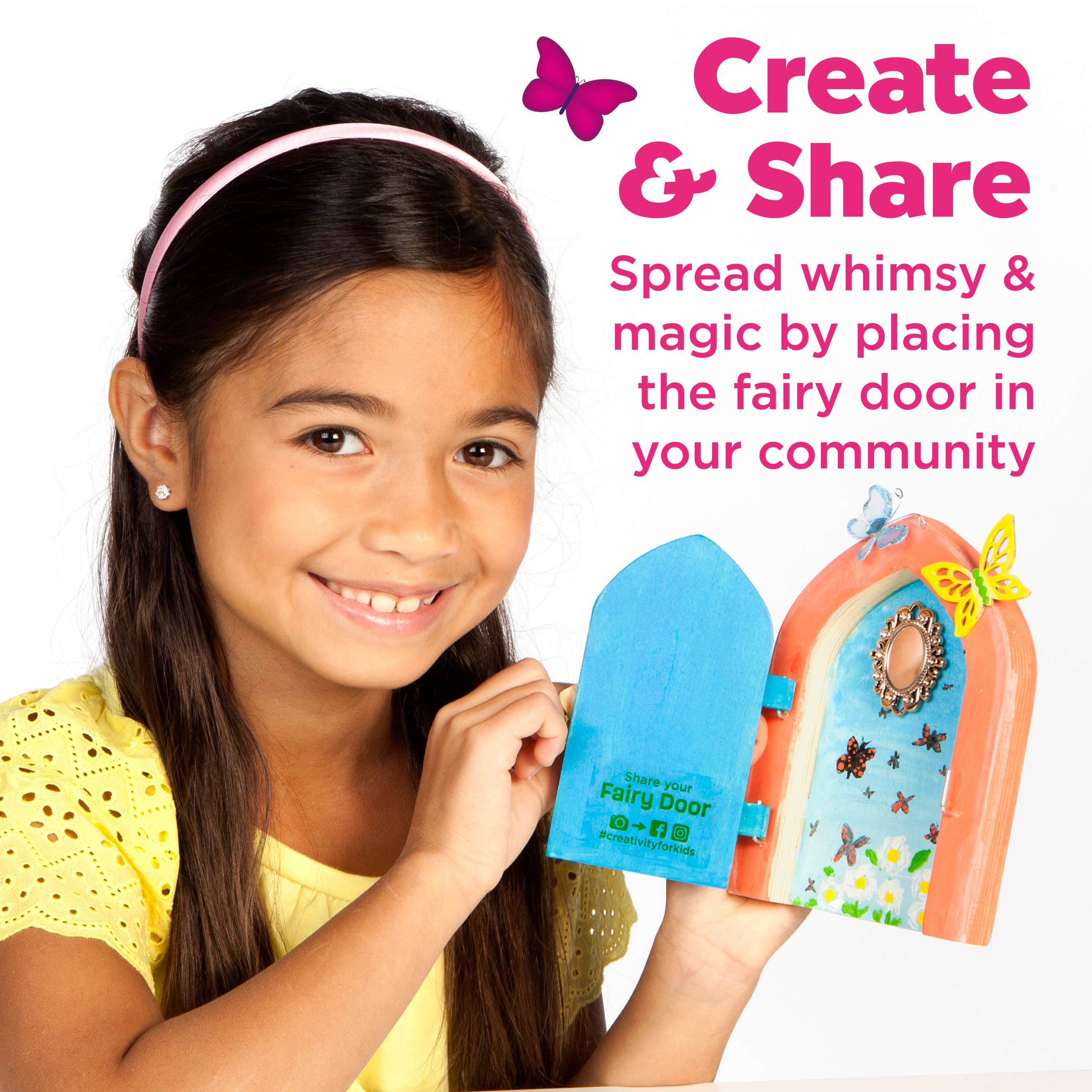 Butterfly Fairy Door - DIY Craft Kit for Kids