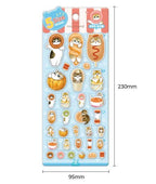 Mofusand 5 Sizes Jelly Coating Stickers (Official Licensed)