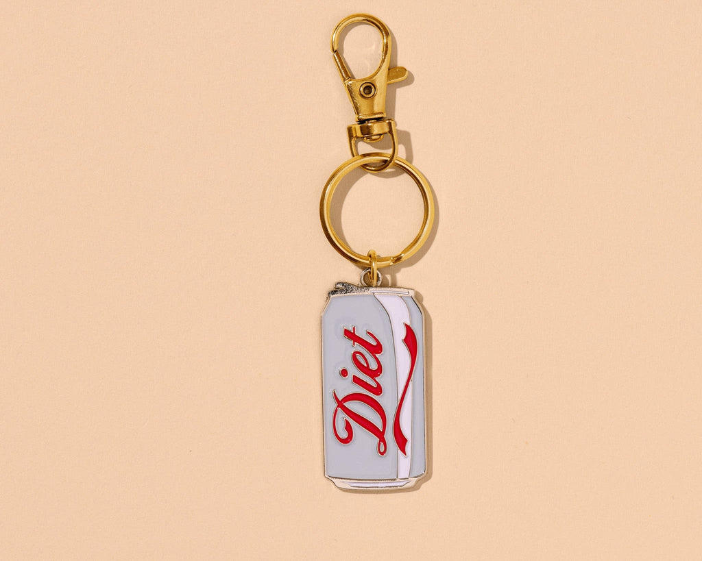 Diet Soda Enamel Keychain & Bag Charm