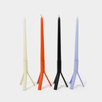 Rocket Taper Candle Holder by Lex Pott - 6.5", Orange, Steel