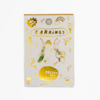 Pickleball Earrings - Gold Sporty Statement Jewelry