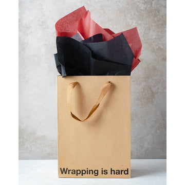 "Wrapping Is Hard" Gift Bag