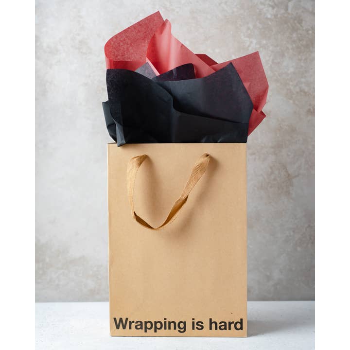 "Wrapping Is Hard" Gift Bag