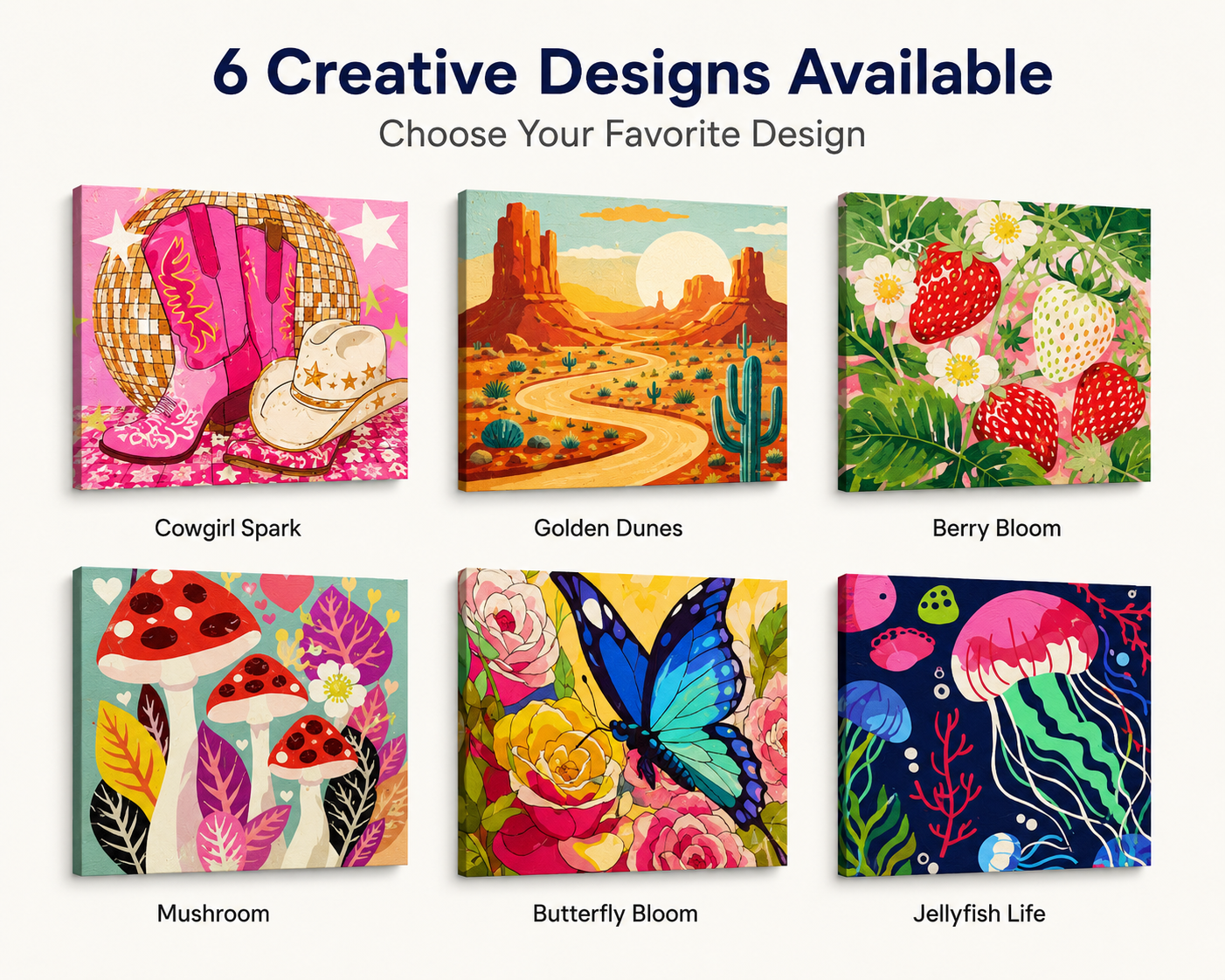 Paint-by-Number Kits (Assorted Styles)