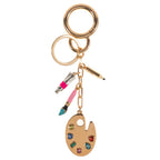 Artist Palette Keychain Bag Charm