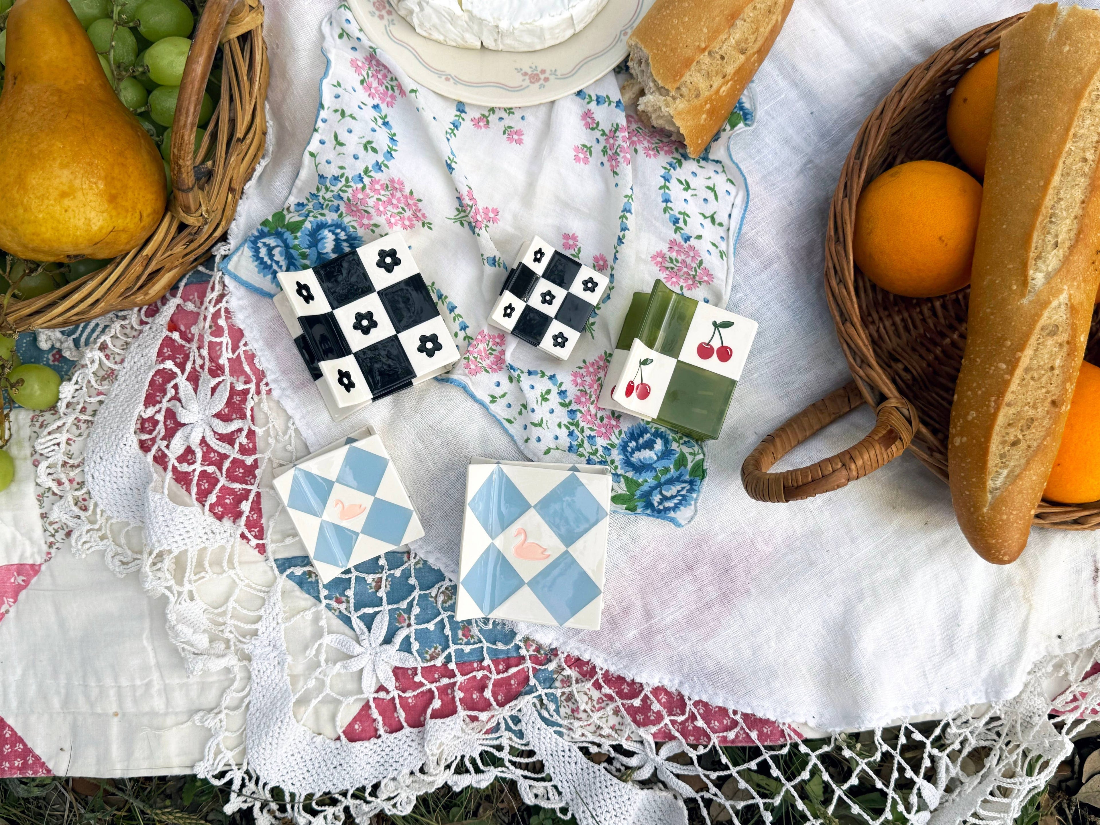 Swan Patchwork Claw