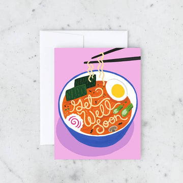 Get Well Soon Ramen Card