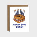 Holiday Schmear Bagel Hanukkah Card