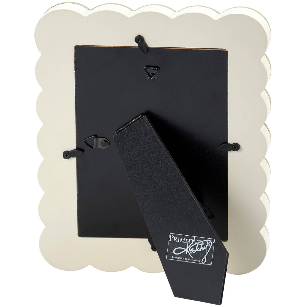 Green Scalloped Photo Frame