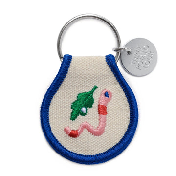 Worm Patch Keychain