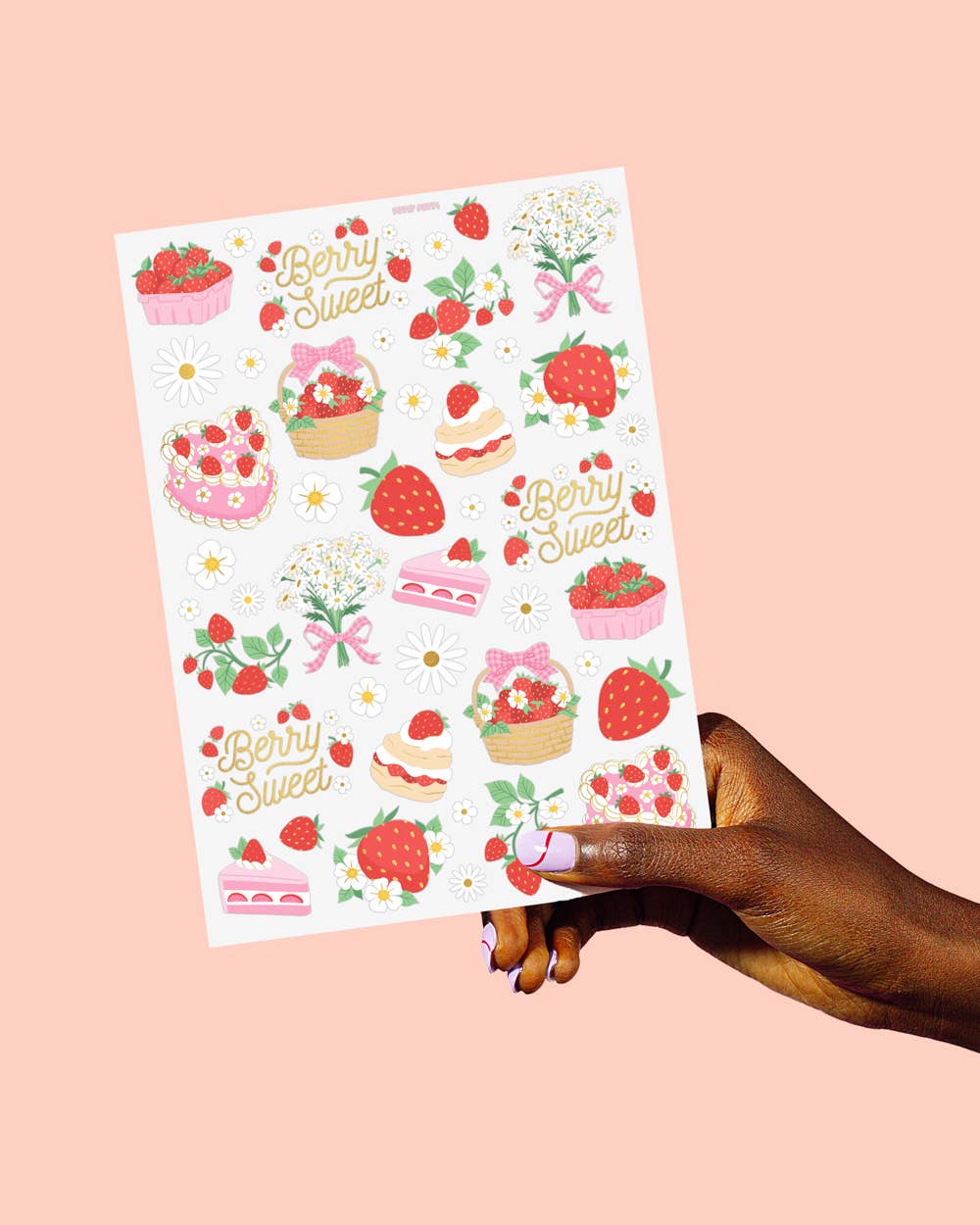 Strawberry Party Temporary Tattoos | Strawberry Birthday