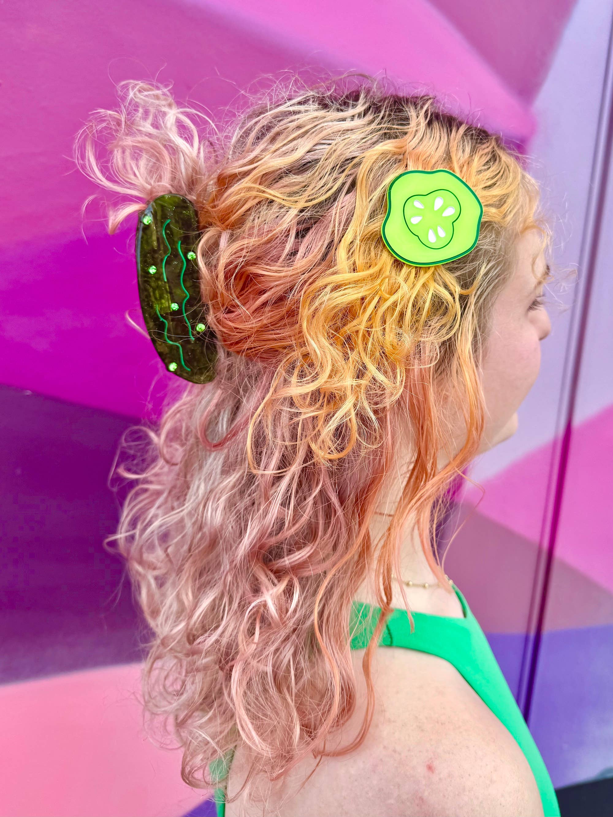 Pickle Hair Claw