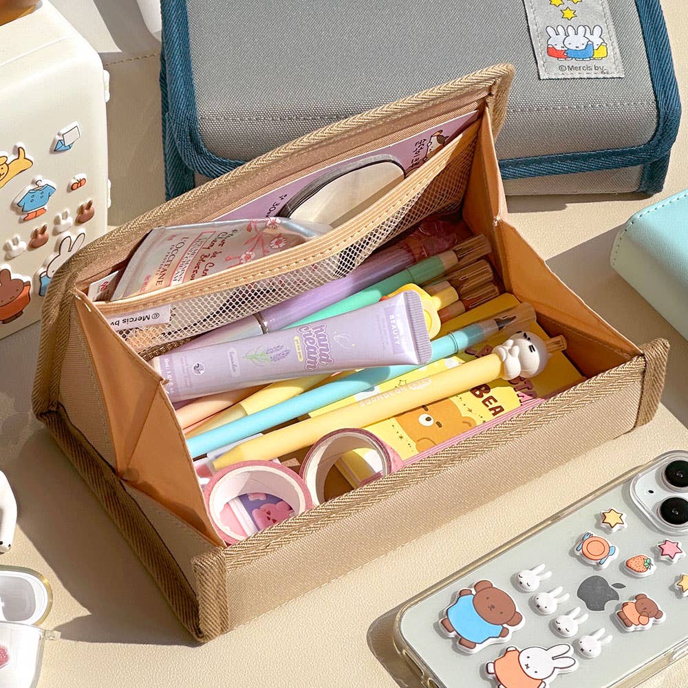 Miffy Magnetic Multi Pouch – Foldable Pencil & Acc Case