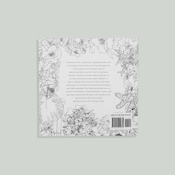 Plant Lady Coloring Book