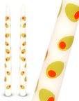 Olive Taper Dinner Candles
