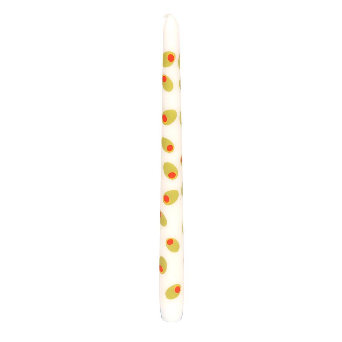 Olive Taper Dinner Candles