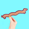 Long Weenie Dog Dachschund Bookmark