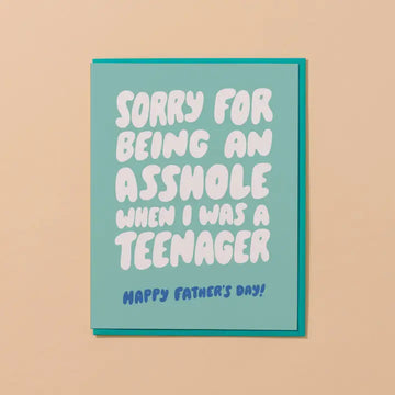 Asshole Teenager Card