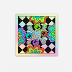 Holo Trippy Patch Mini Sticker
