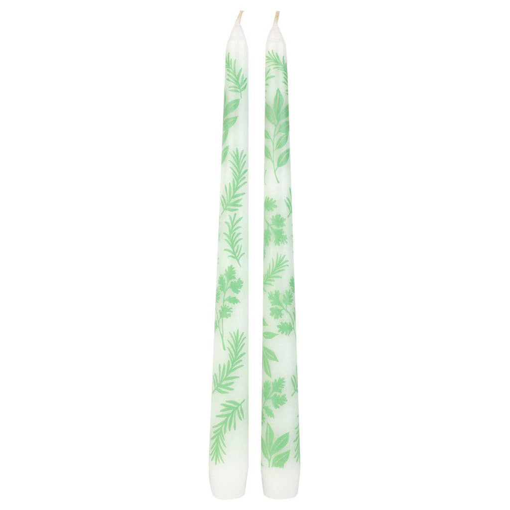 Herb Taper Dinner Candles - 2 Pack | Mothers Day Gifts |
