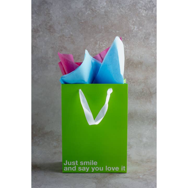 "Just Smile and Say You Love It" Gift Bag