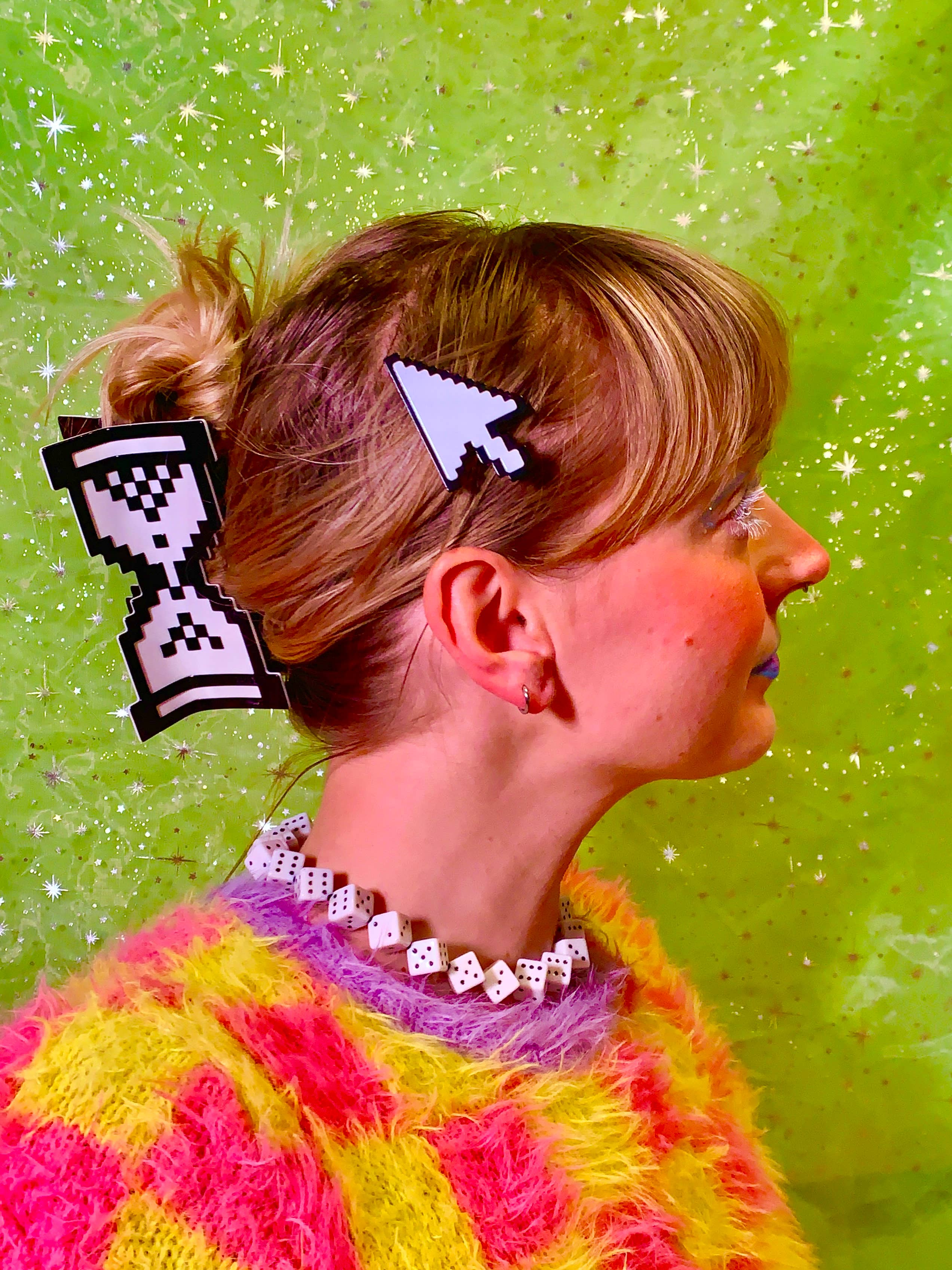 Y2K Cursor Hair Clip Set