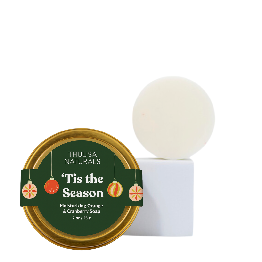 Christmas Uplifting Shea Butter Soap | Orange+ Cranberry