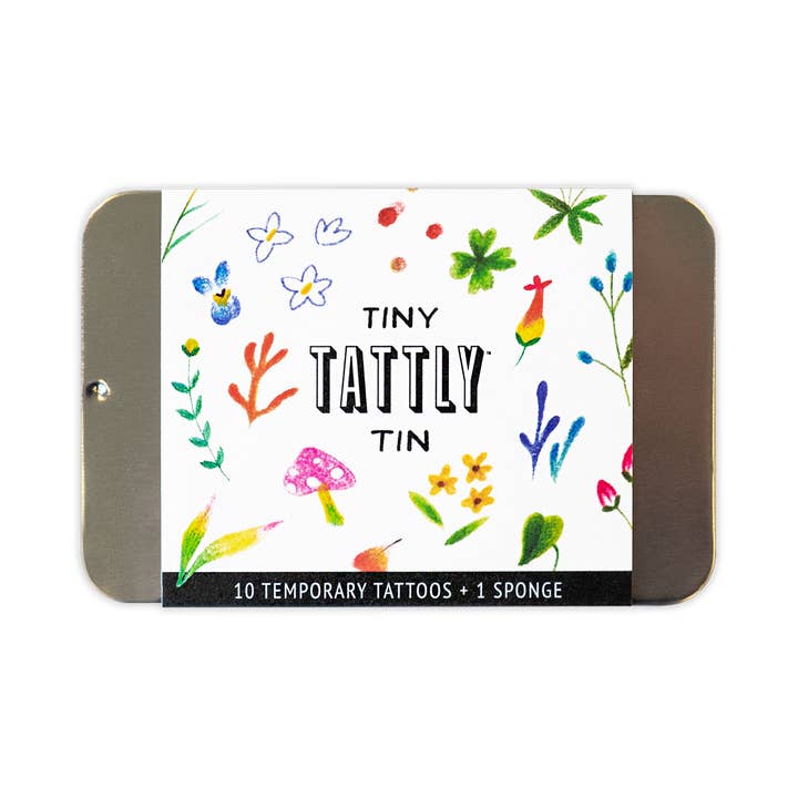 Tiny Imaginary Garden Tattoo Tin